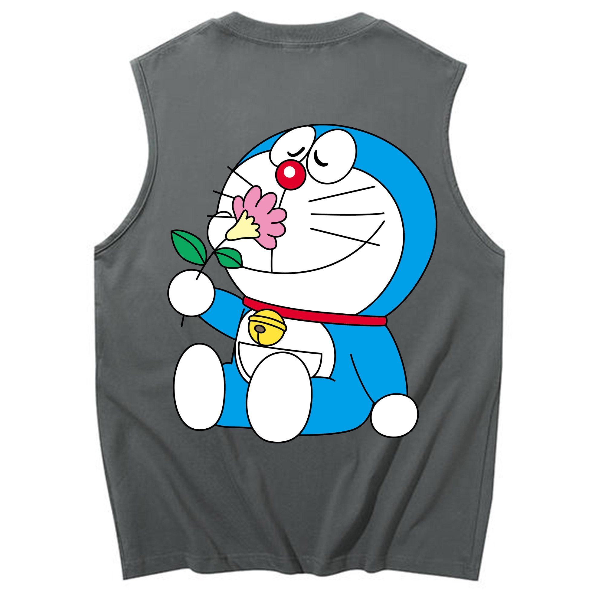 （画像用） ドラえもん Doraemon コットン100％タンクトップ（背面プリント）